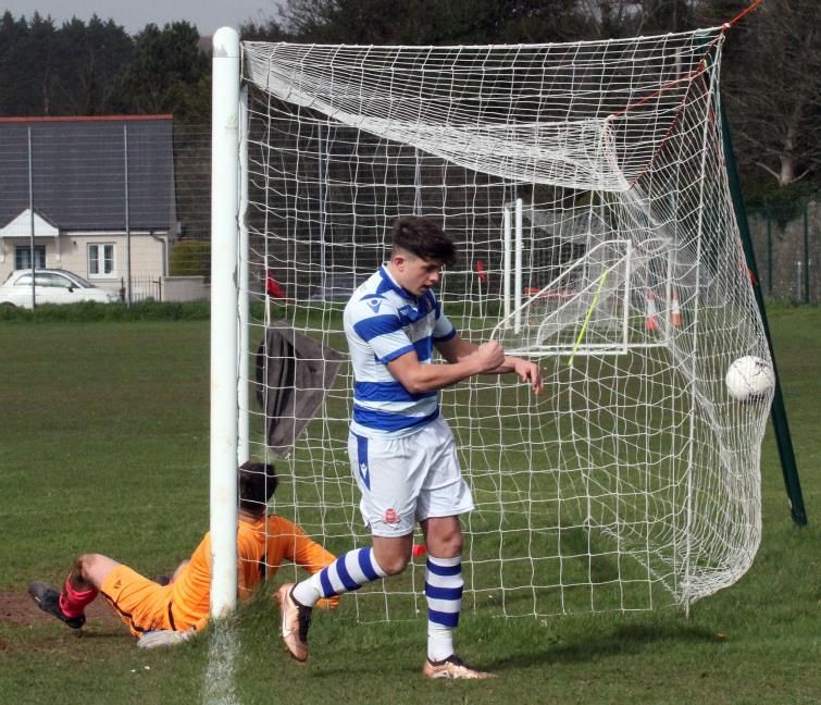 Oscar Miles - scores for Kilgetty at Pennar. Picture Susan McKehon